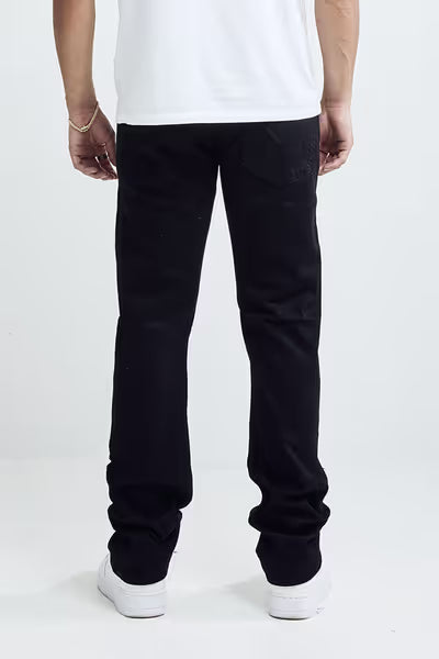CLEAN STRAIGHT FIT - JET BLACK