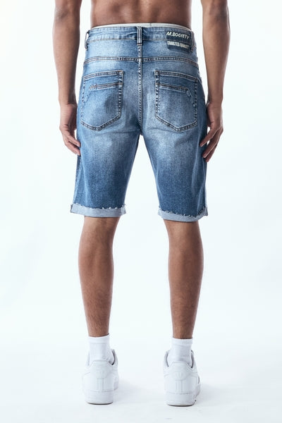SHORTS - MED BLUE