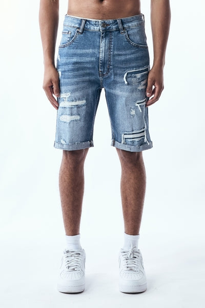 SHORTS - MED BLUE