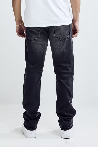 CLEAN STRAIGHT FIT - BLACK