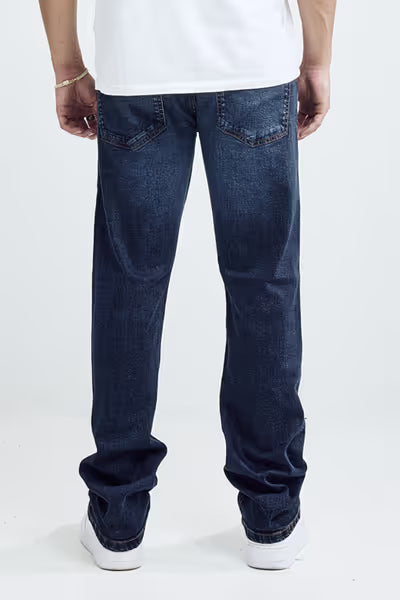 CLEAN STRAIGHT FIT - DARK BLUE
