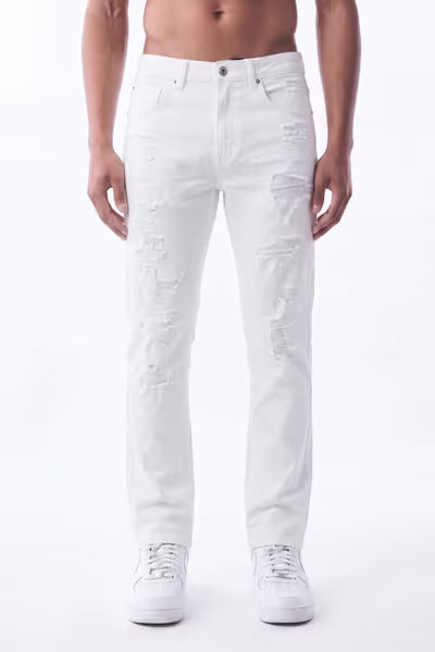 NEW SLIM STRAIGHT - WHITE