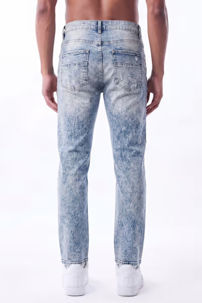 NEW SLIM STRAIGHT - SMOKE BLUE