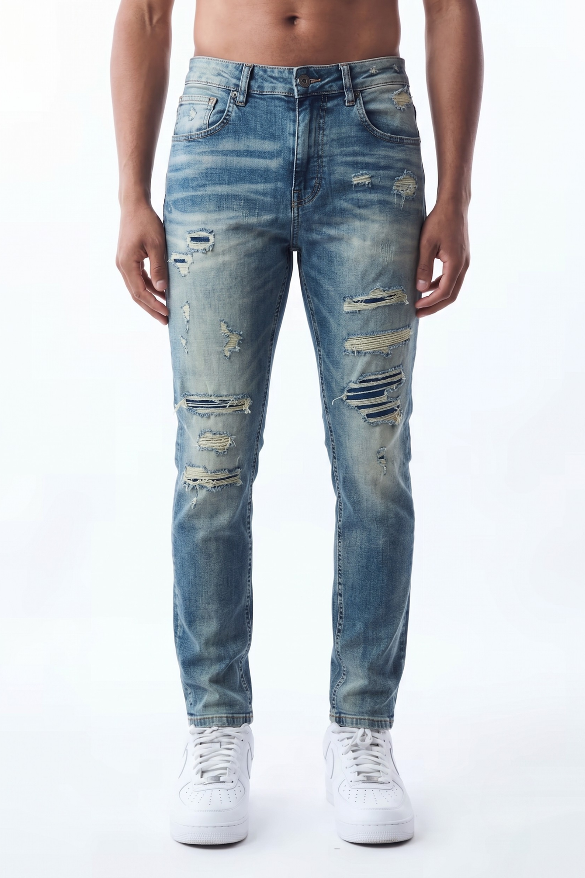 SLIM STRAIGHT JEAN - TINT