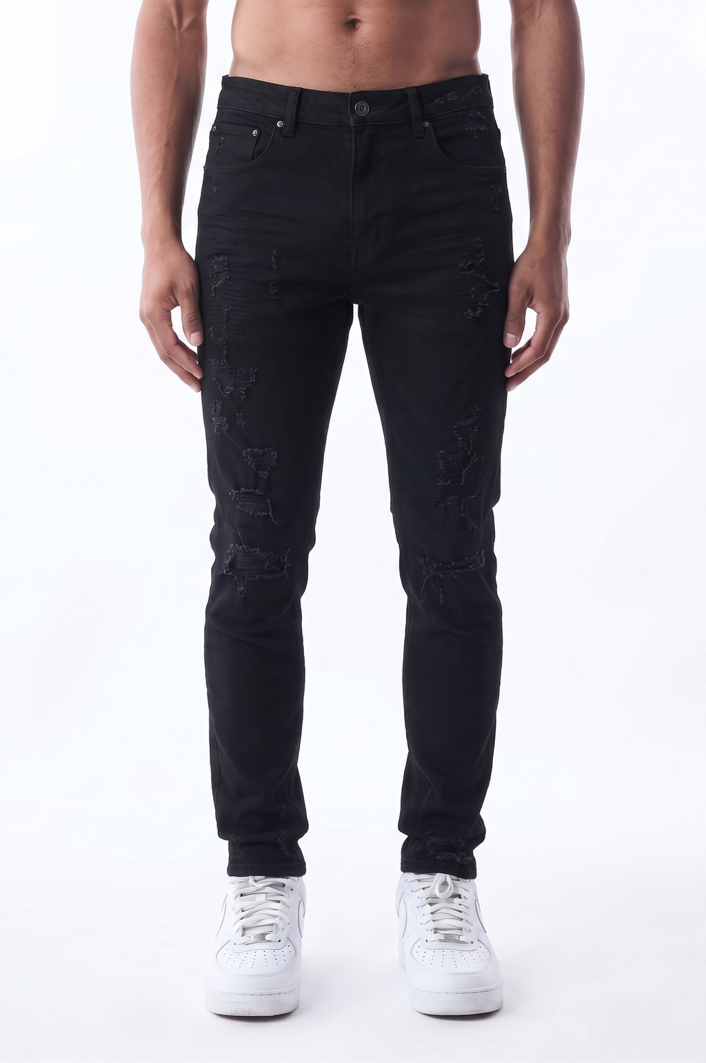 NEW SLIM STRAIGHT - JET BLACK