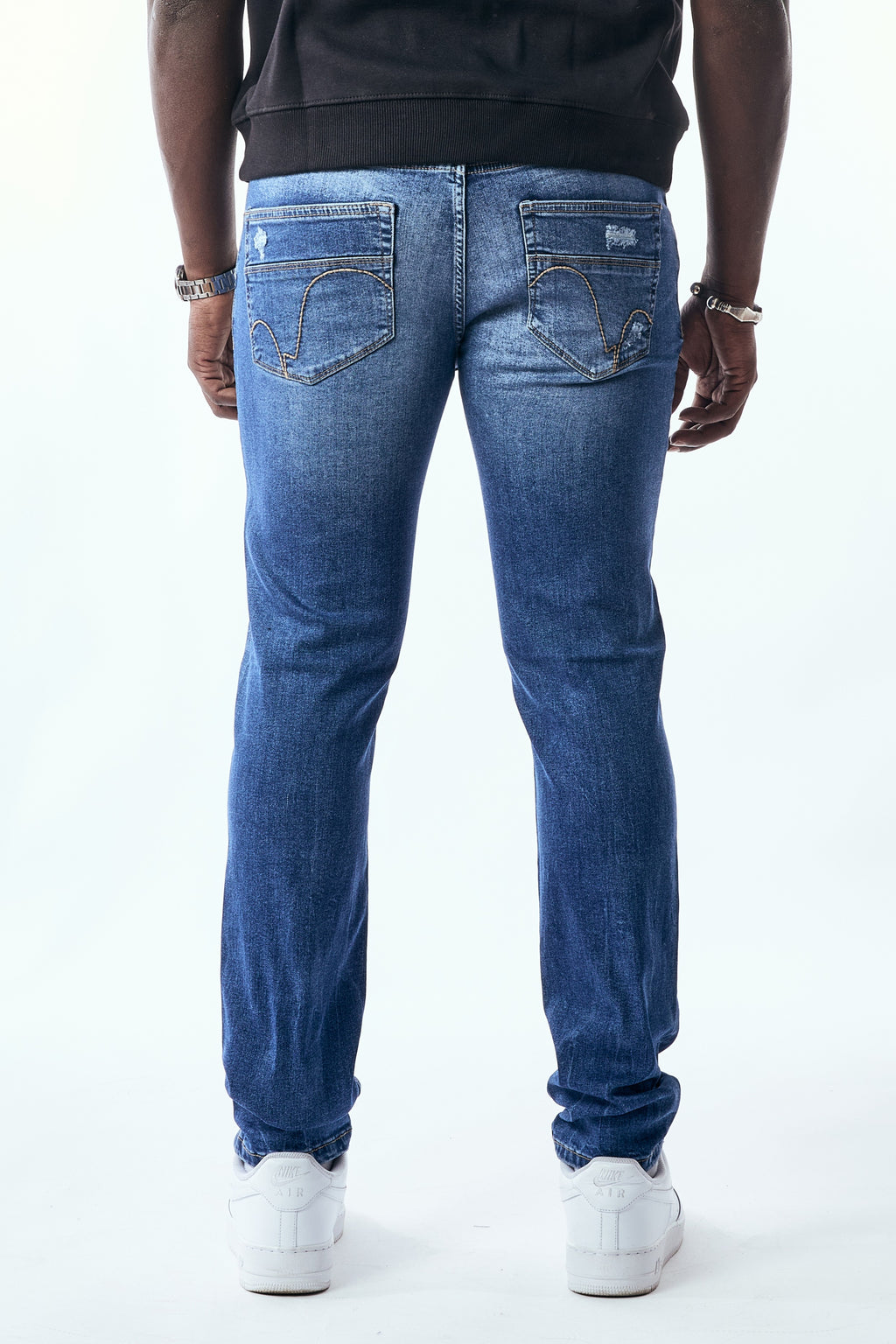 STACKED FIT - STONE BLUE