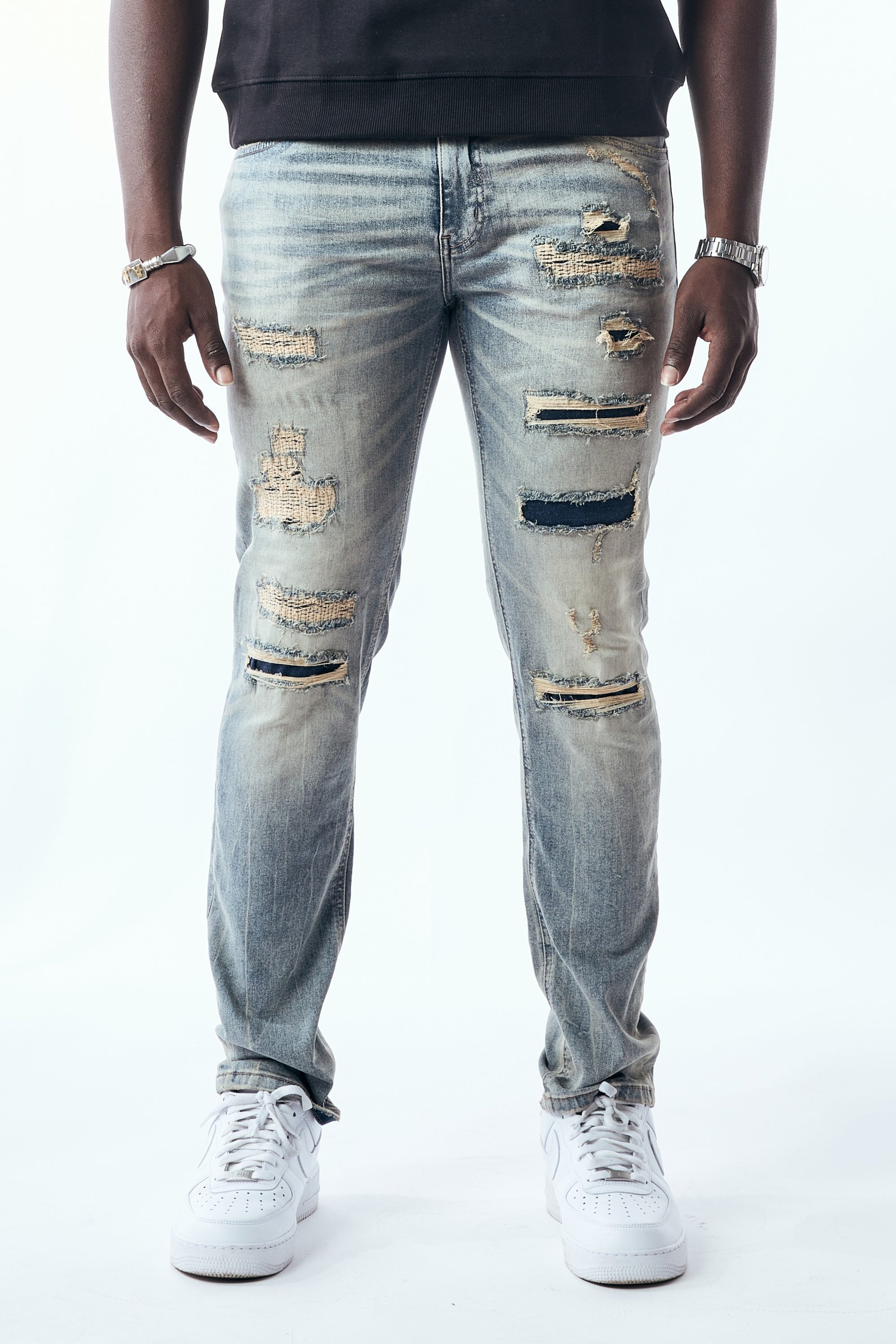 STACKED FIT - VINTAGE BLUE