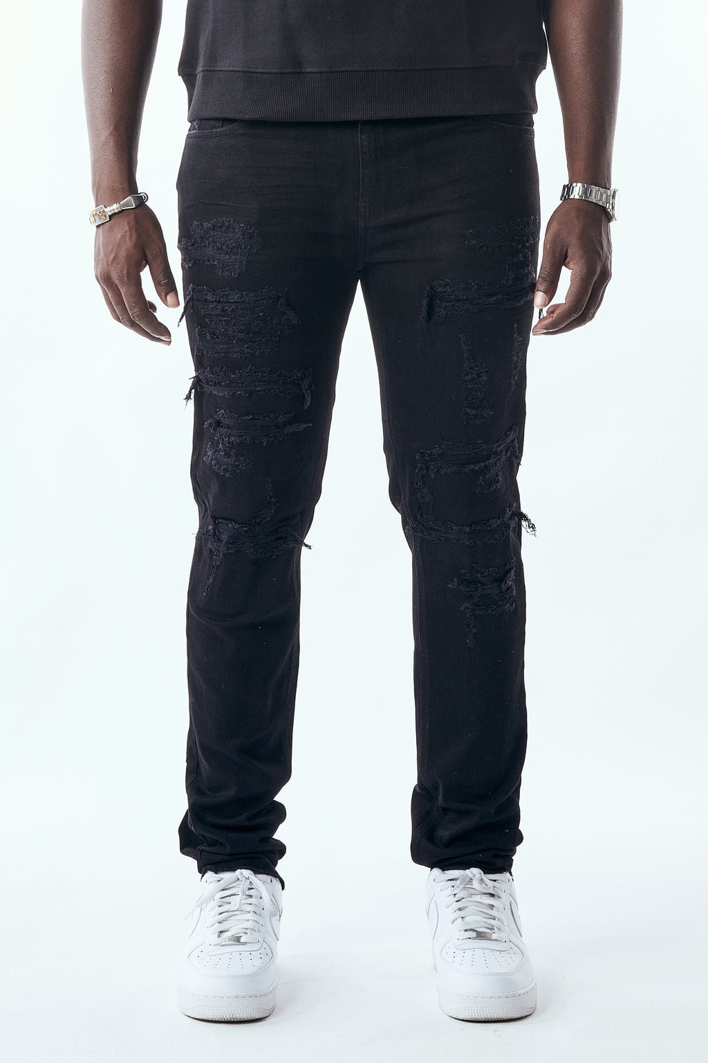 STACKED FIT - JET BLACK