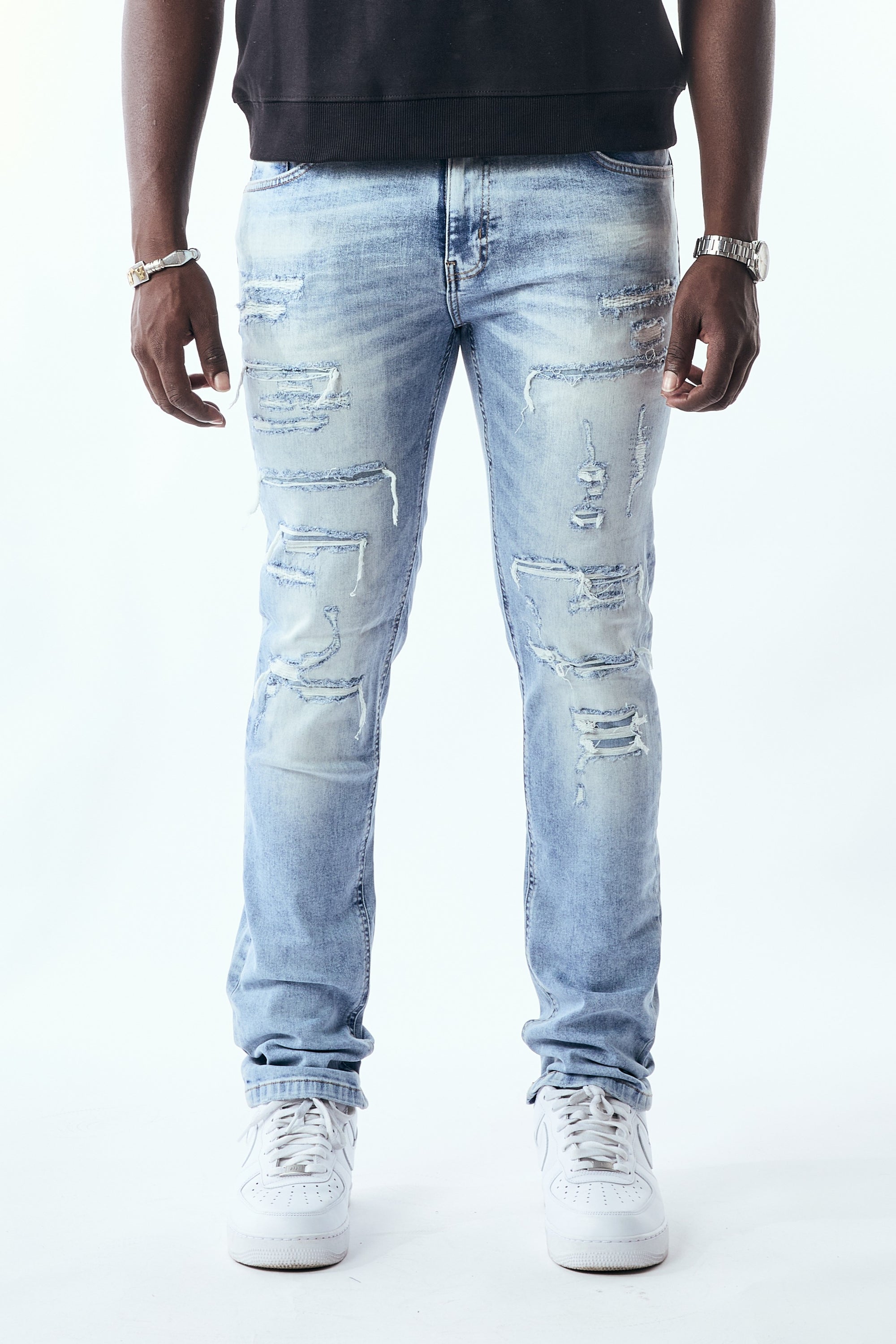 STACKED FIT - SKY BLUE