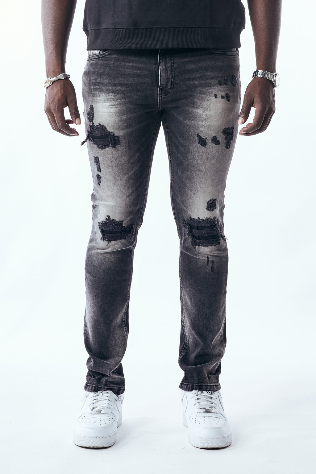 STACKED FIT - BLACK SAND