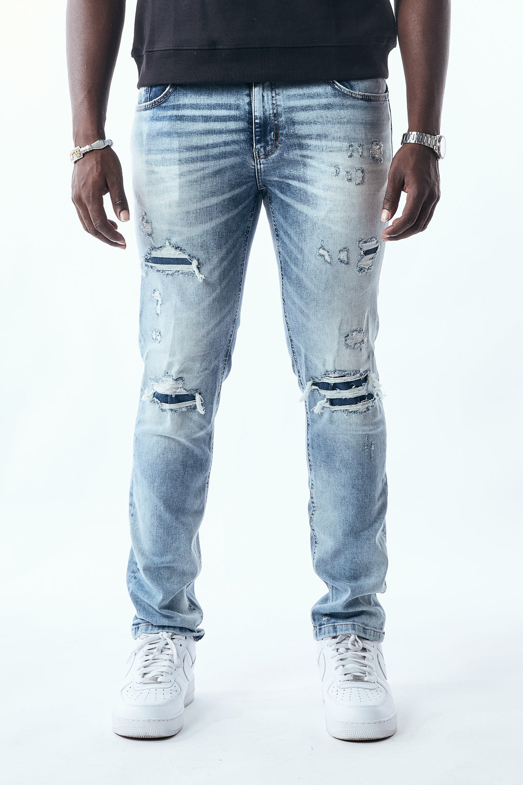 STACKED FIT - LIGHT BLUE