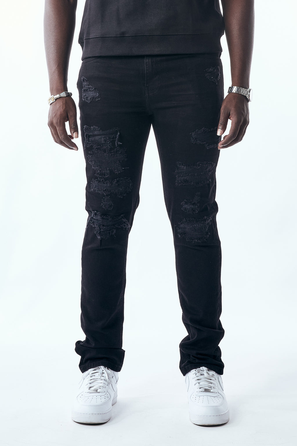 STACKED FIT - JET BLACK