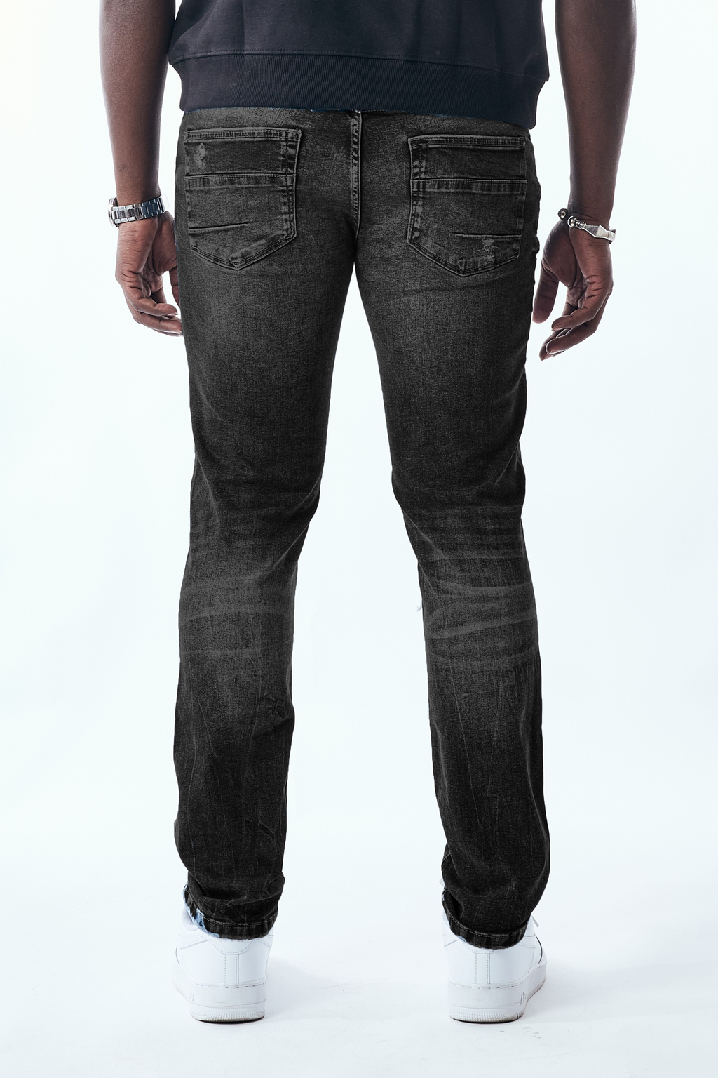 STACKED FIT - BLACK WASH