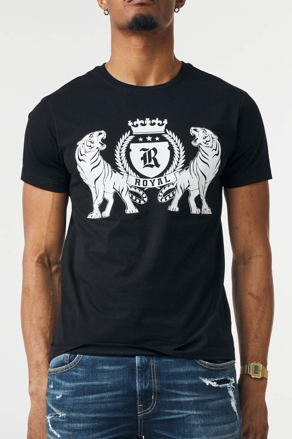 ROAR RHINESTONE - BLACK