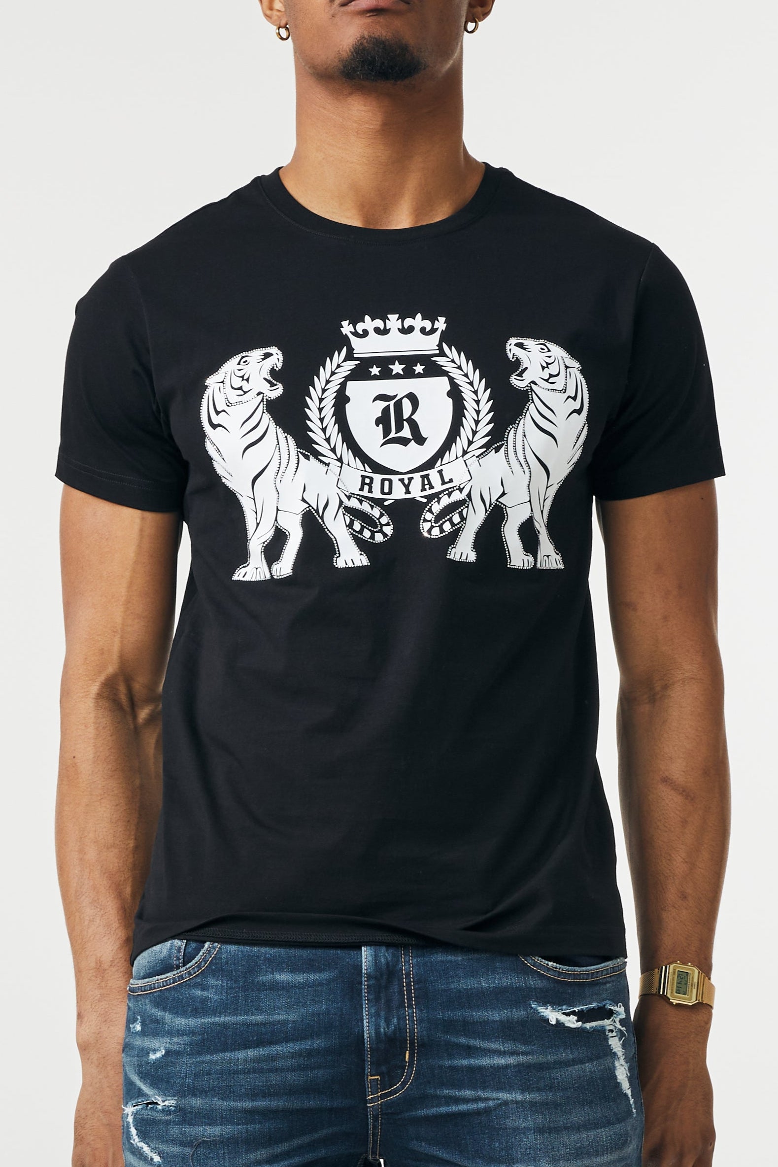 ROAR RHINESTONE - BLACK