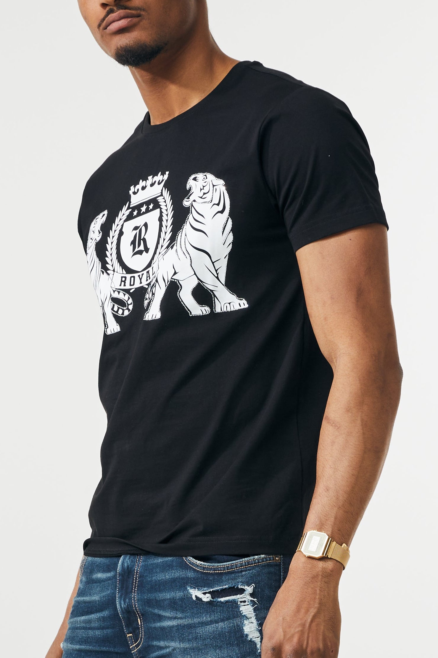 ROAR RHINESTONE - BLACK
