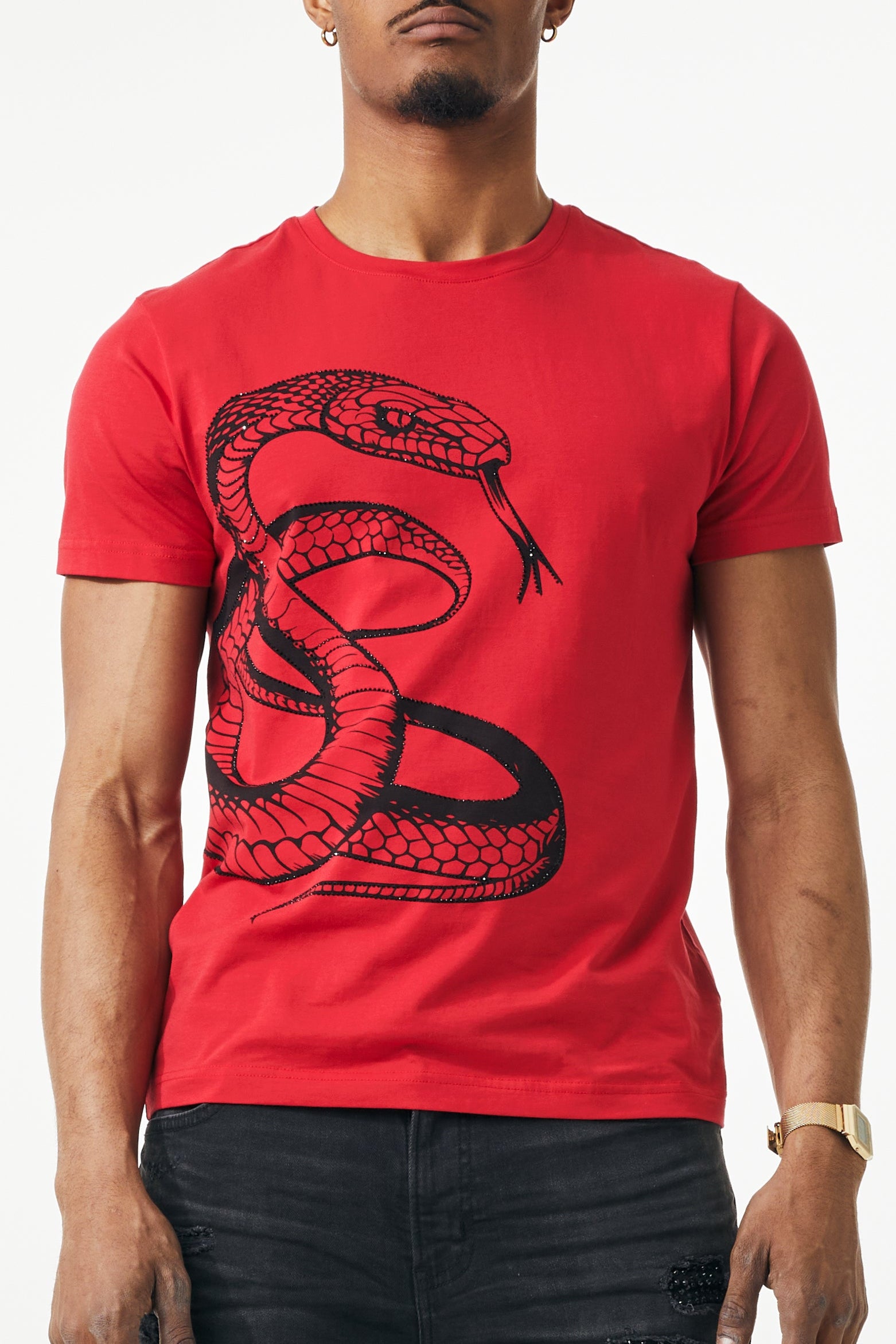 SNAKE RHIENSTONE - RED