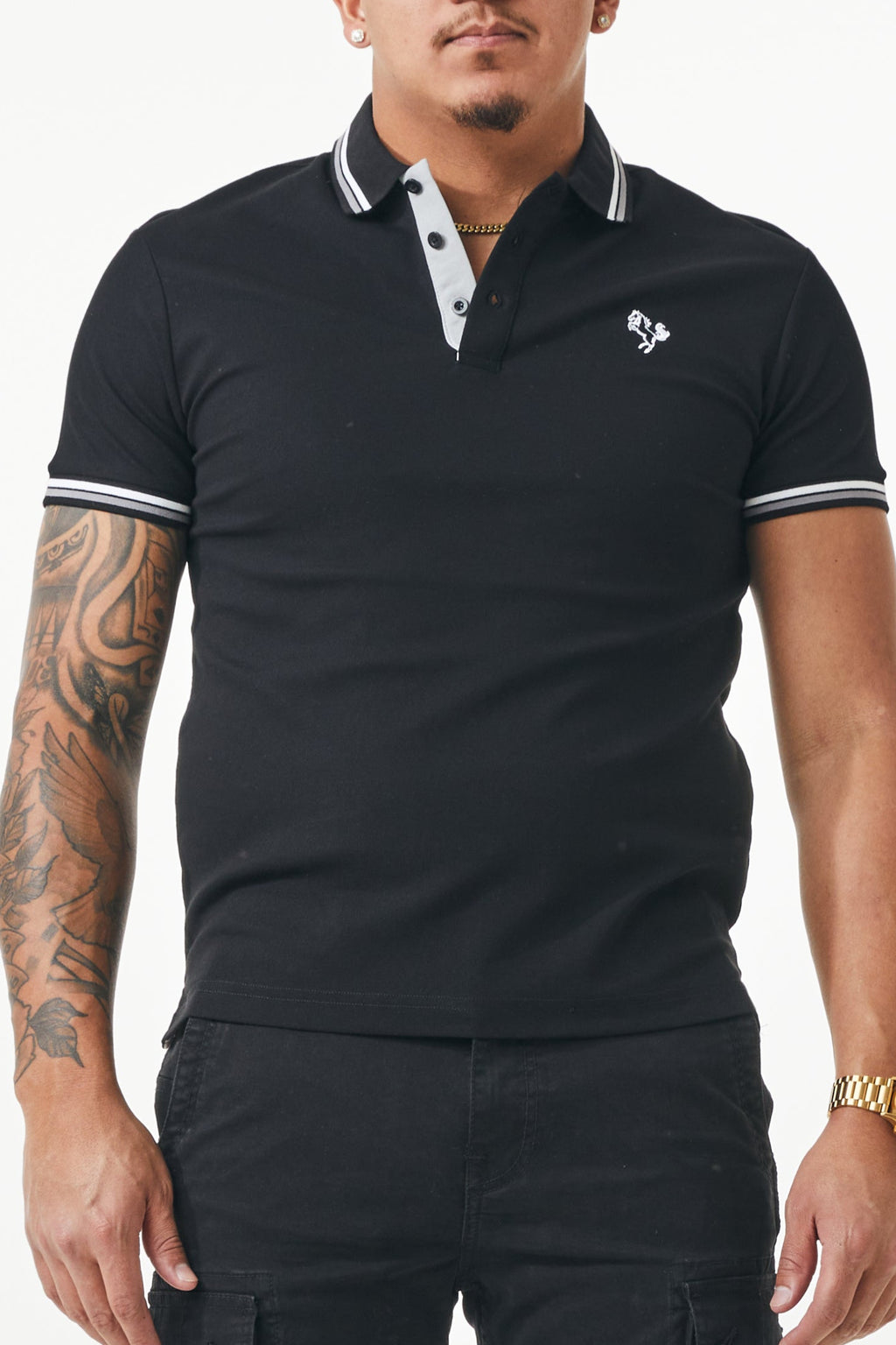 POLO SHIRTS - BLACK