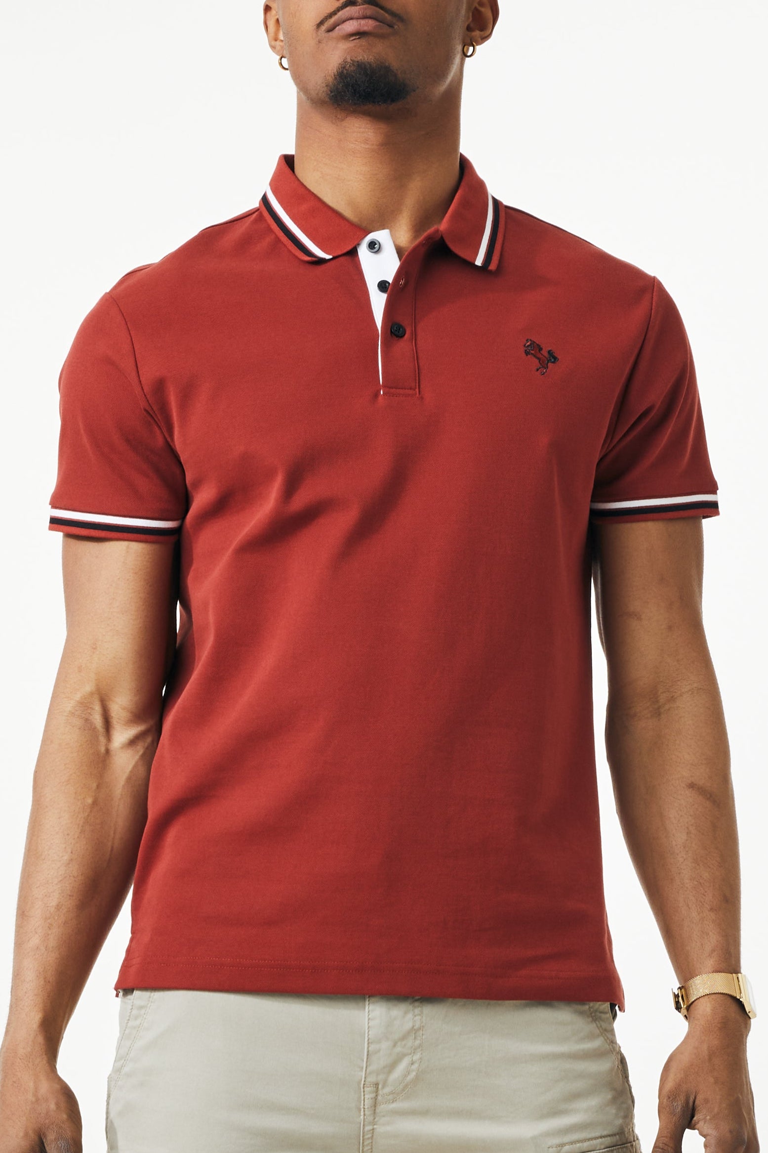 POLO SHIRTS - BURGUNDY