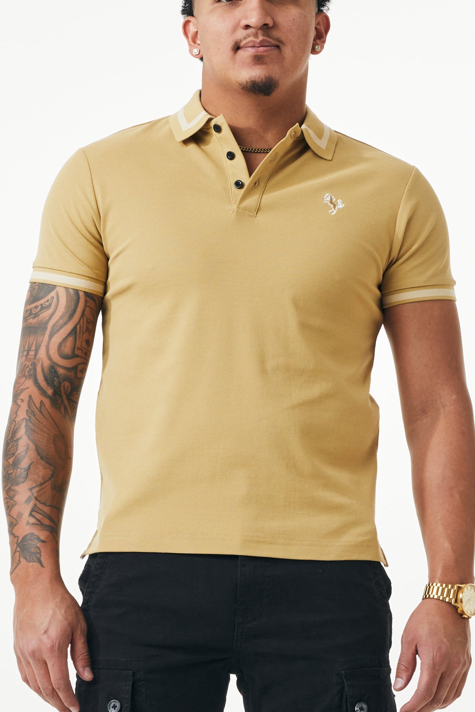 POLO SHIRTS - KHAKI
