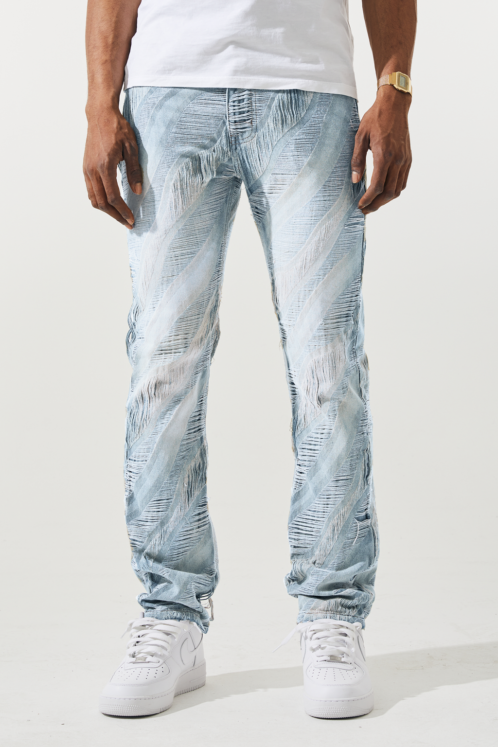 STRAIGHT - JACQUARD BLUE