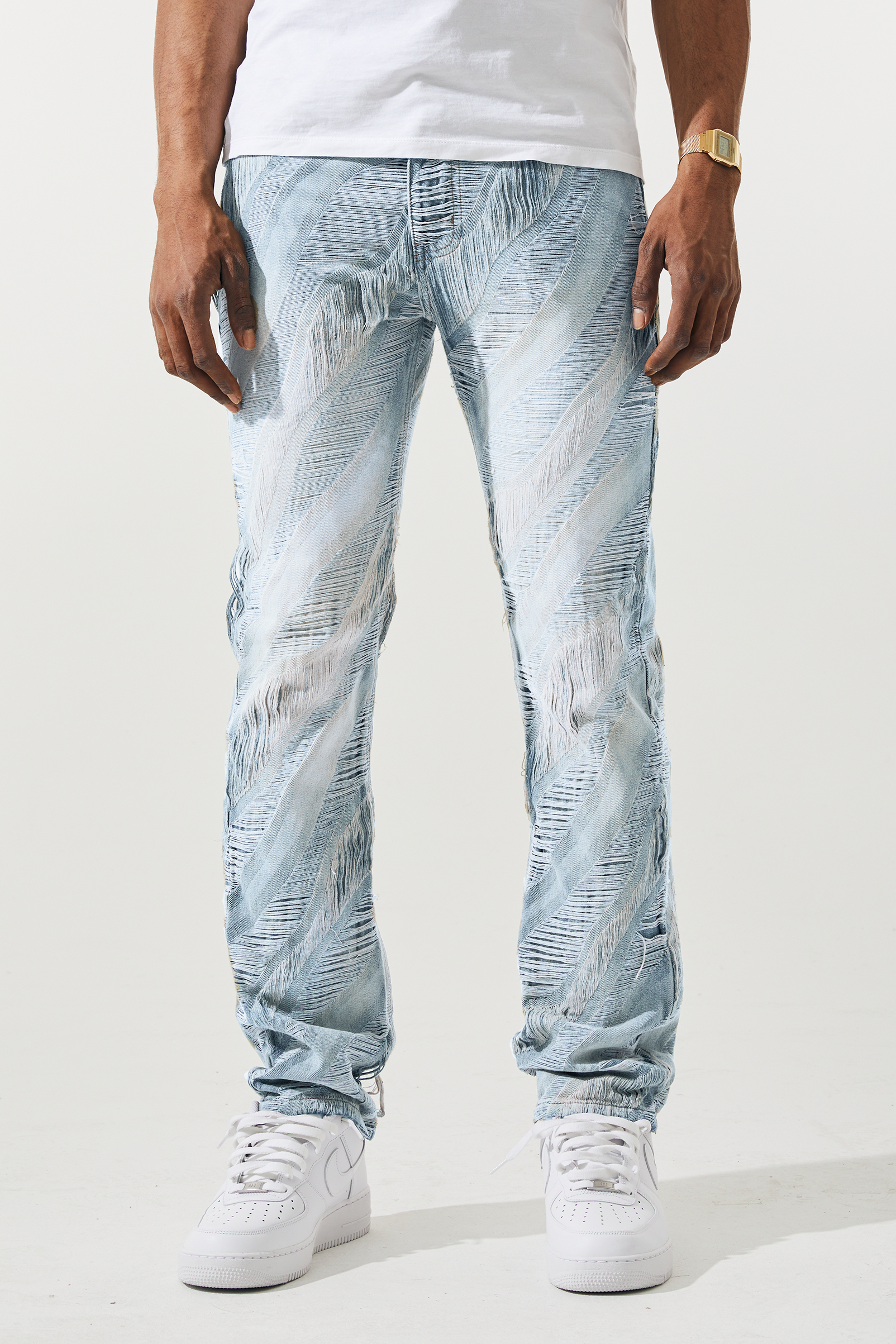 STRAIGHT - JACQUARD BLUE