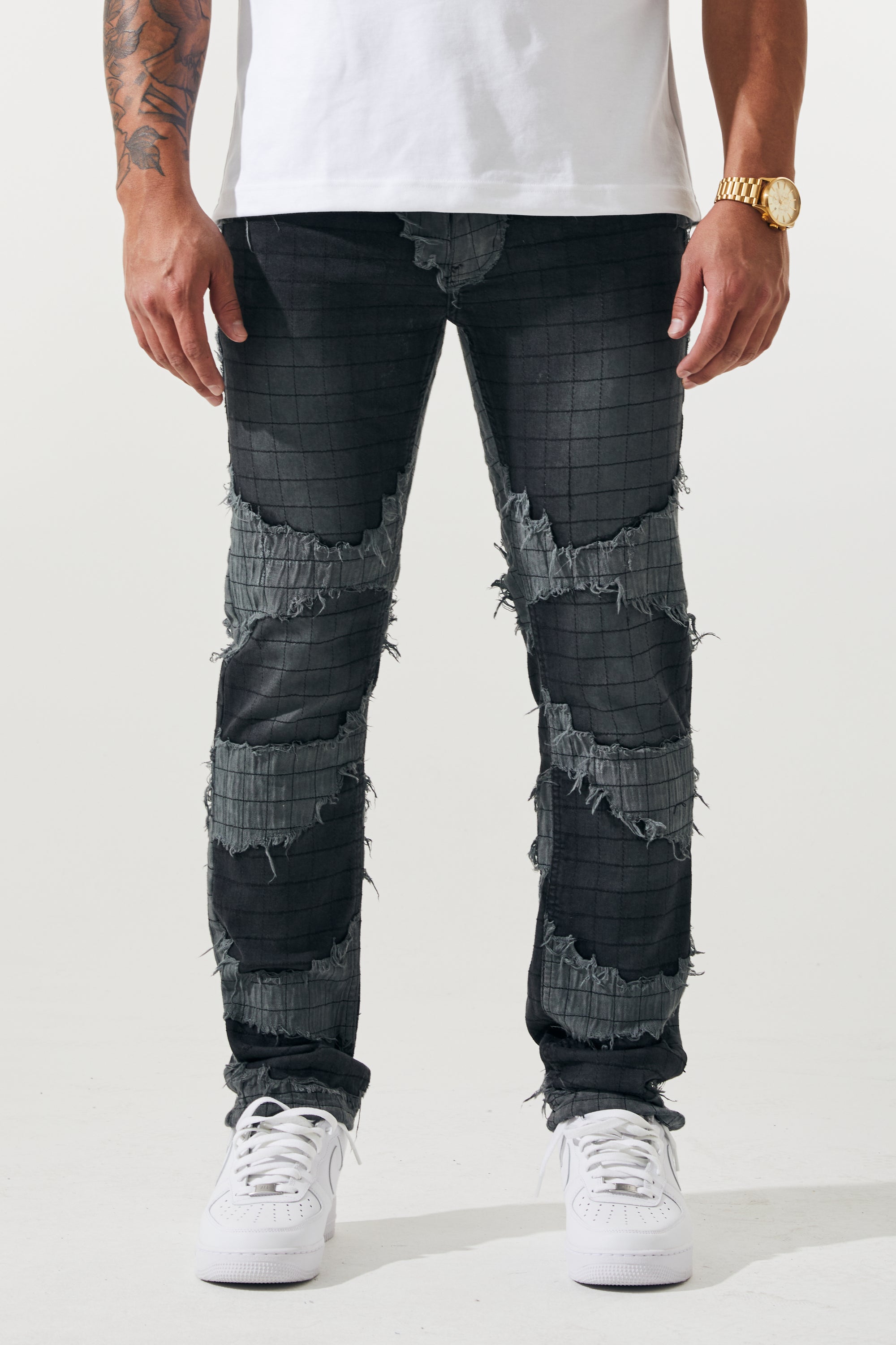 STRAIGHT - GRID BLACK