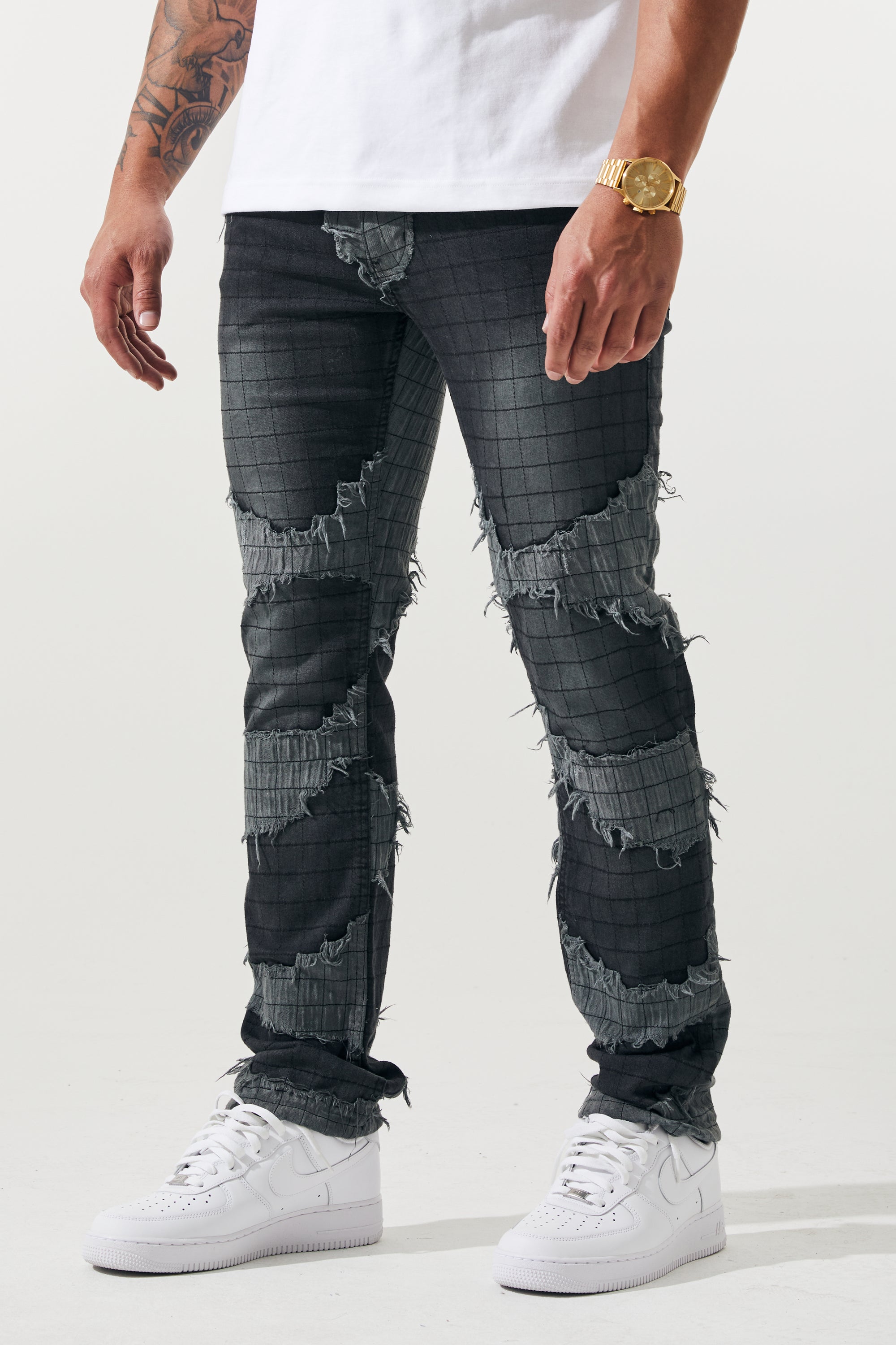STRAIGHT - GRID BLACK