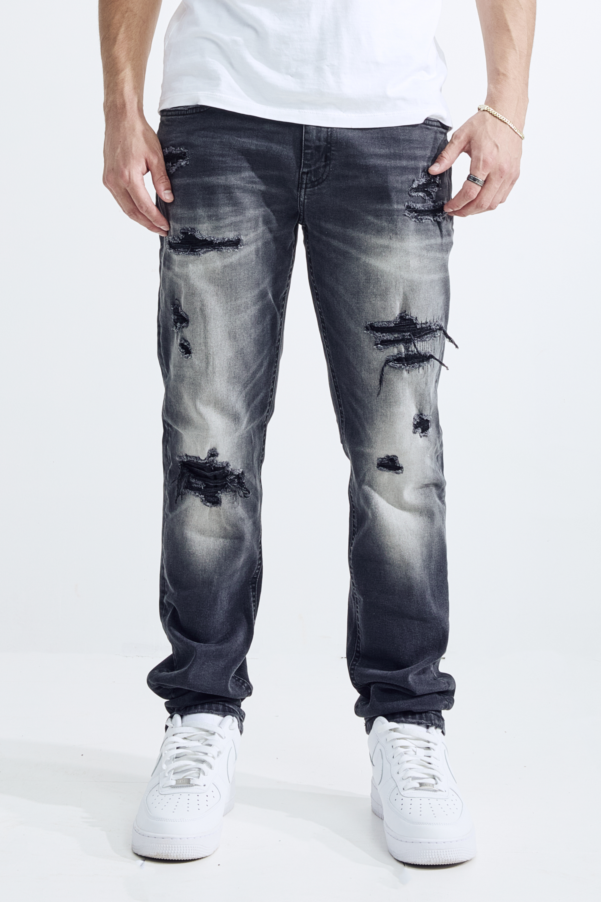 ATHLETIC FIT - CHARCOAL BLACK