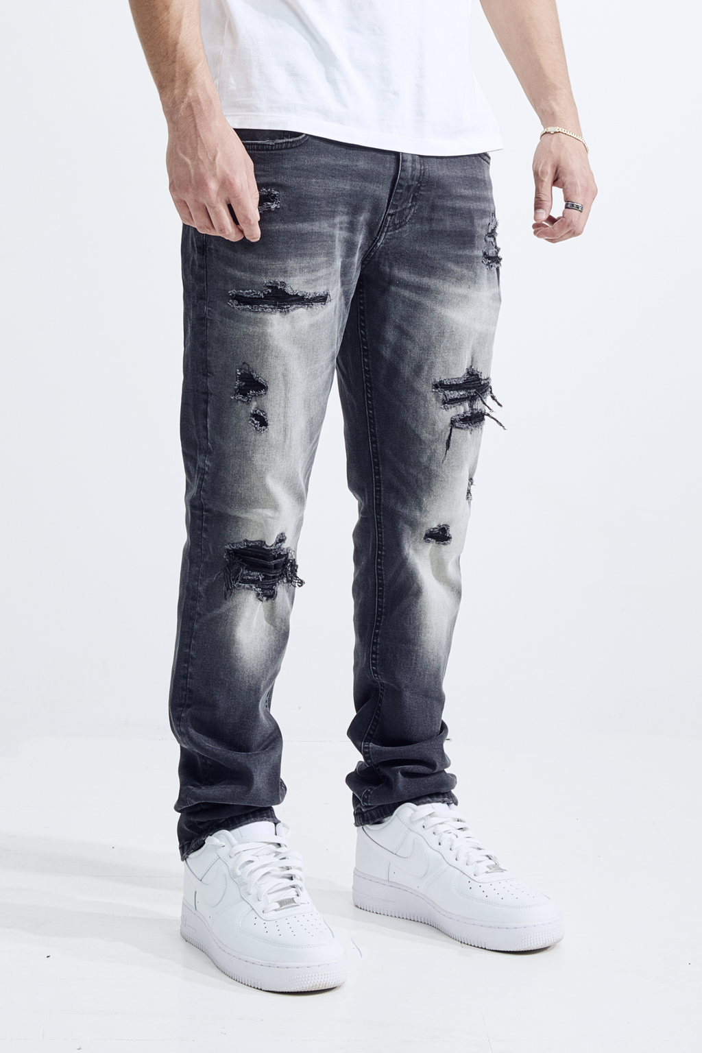 ATHLETIC FIT - CHARCOAL BLACK
