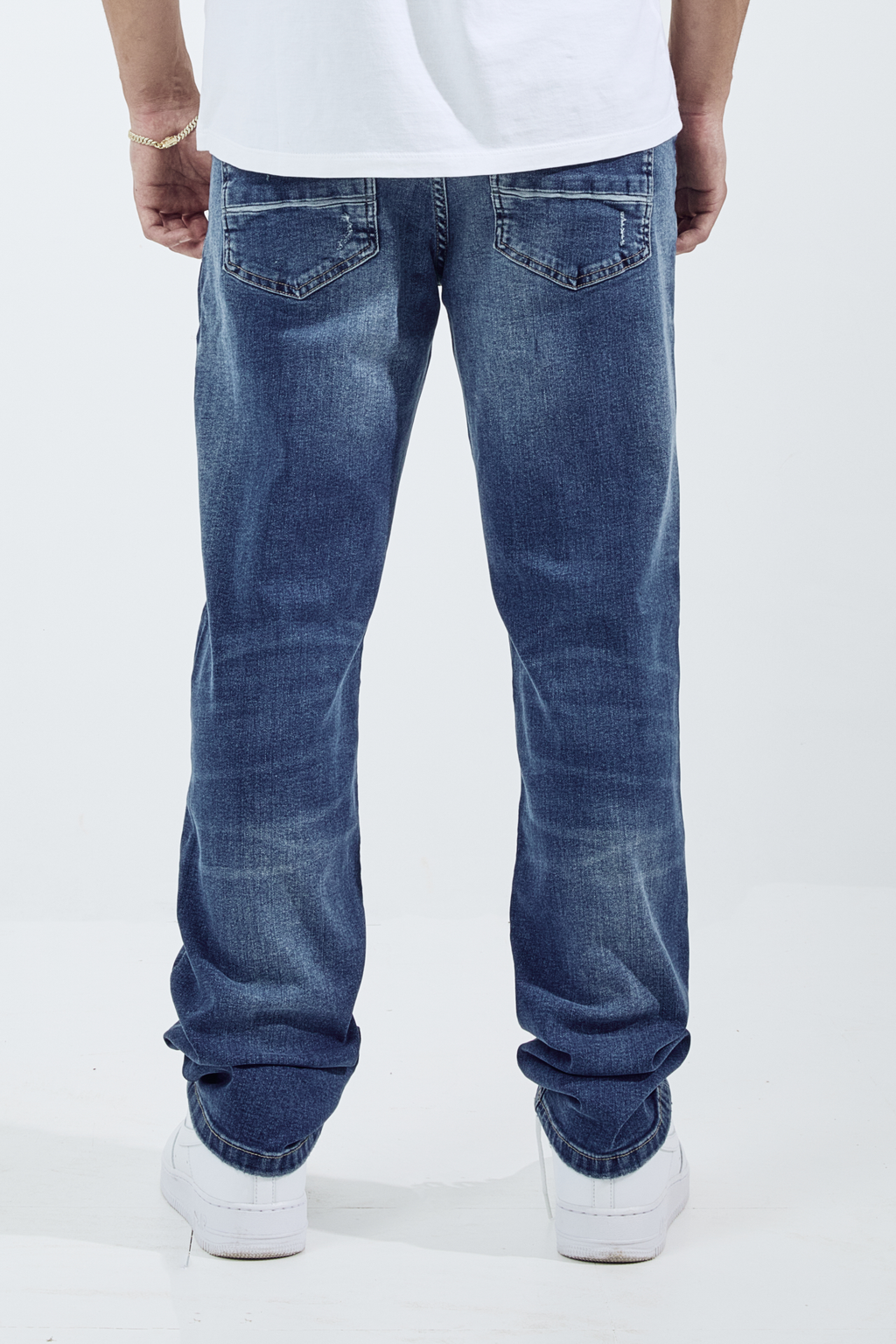 ATHLETIC FIT - MEDIUM BLUE