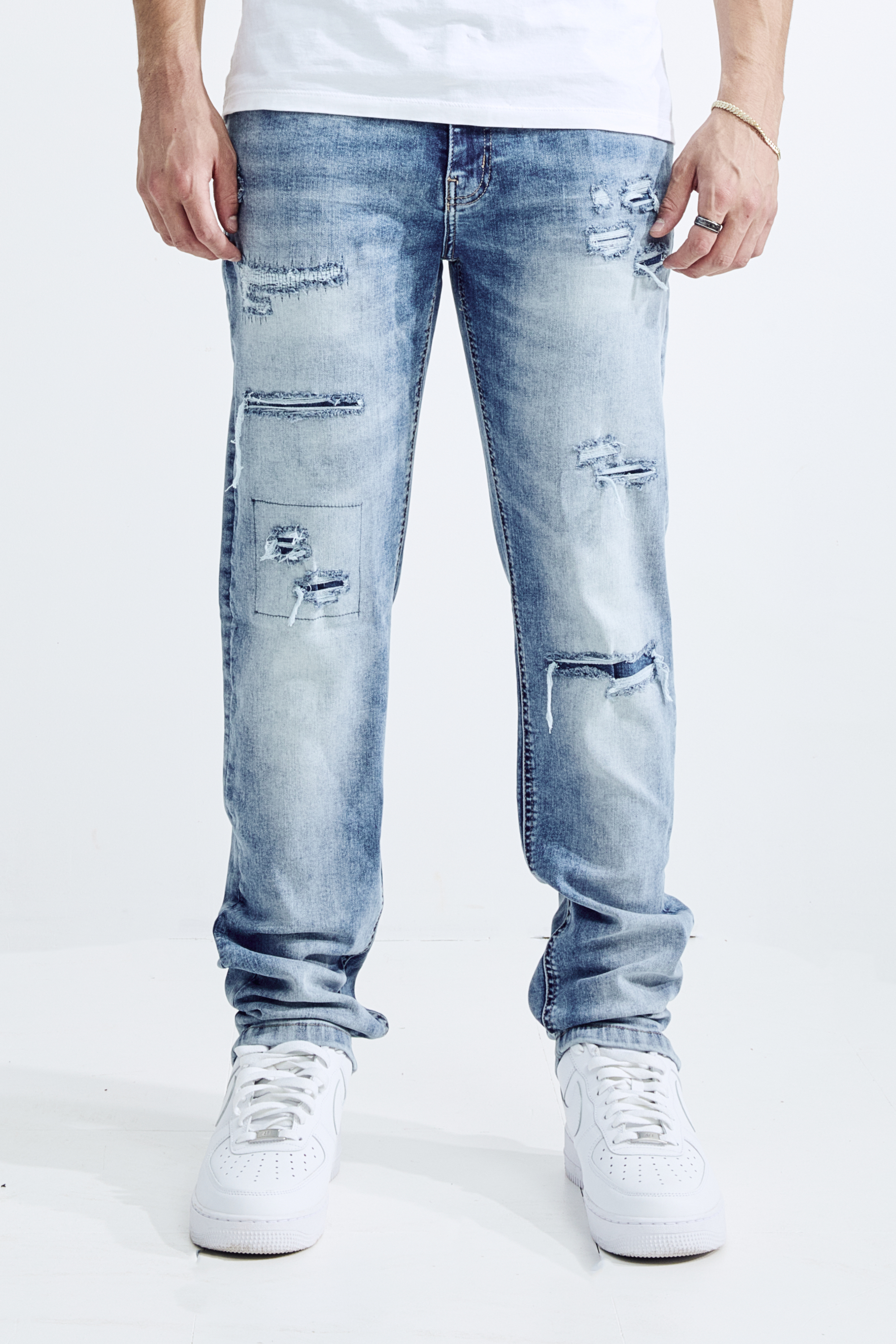 ATHELTIC FIT - STONE BLUE