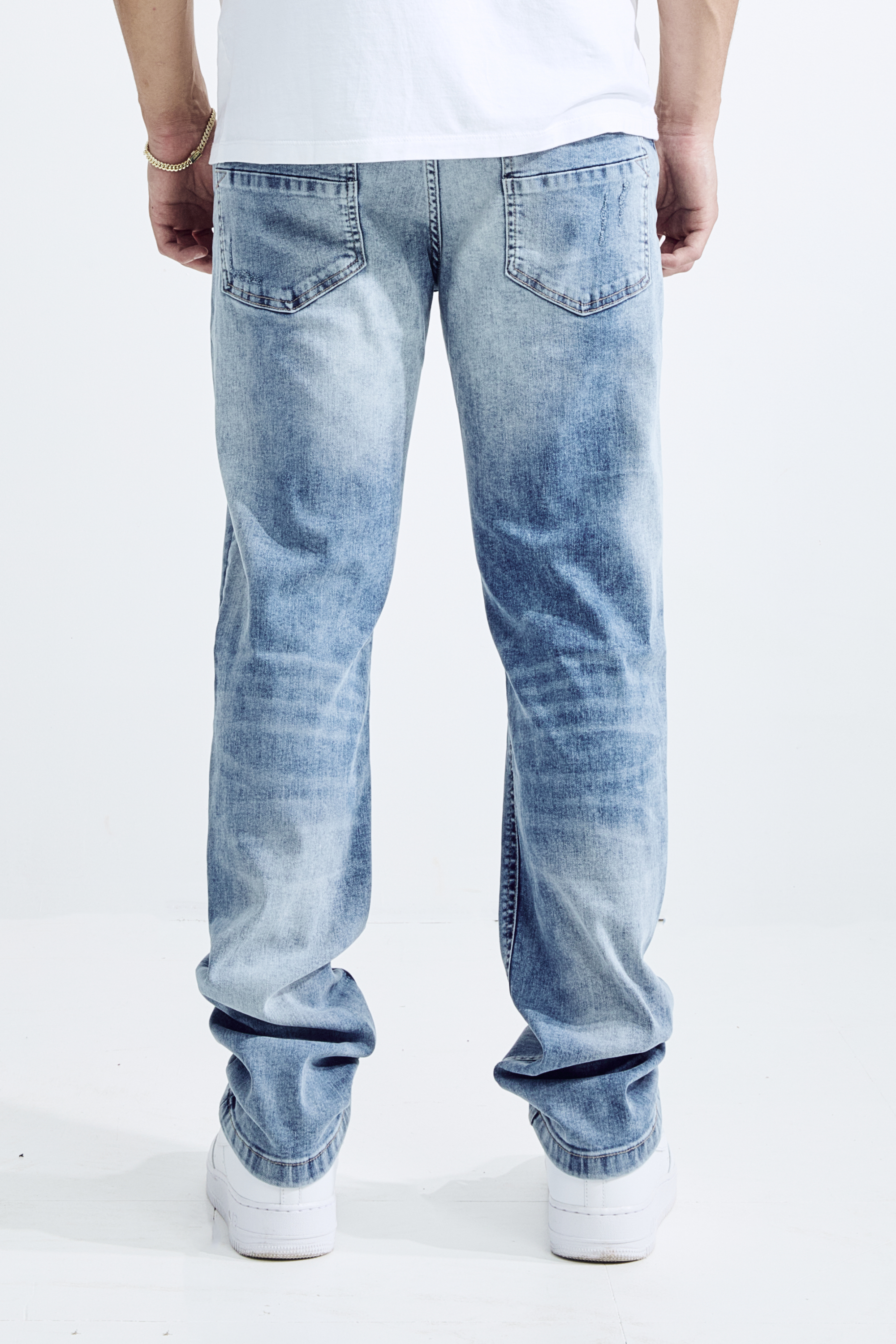 ATHELTIC FIT - STONE BLUE