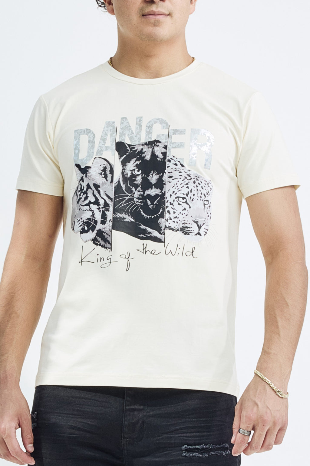 DANGER TEE - CREAM