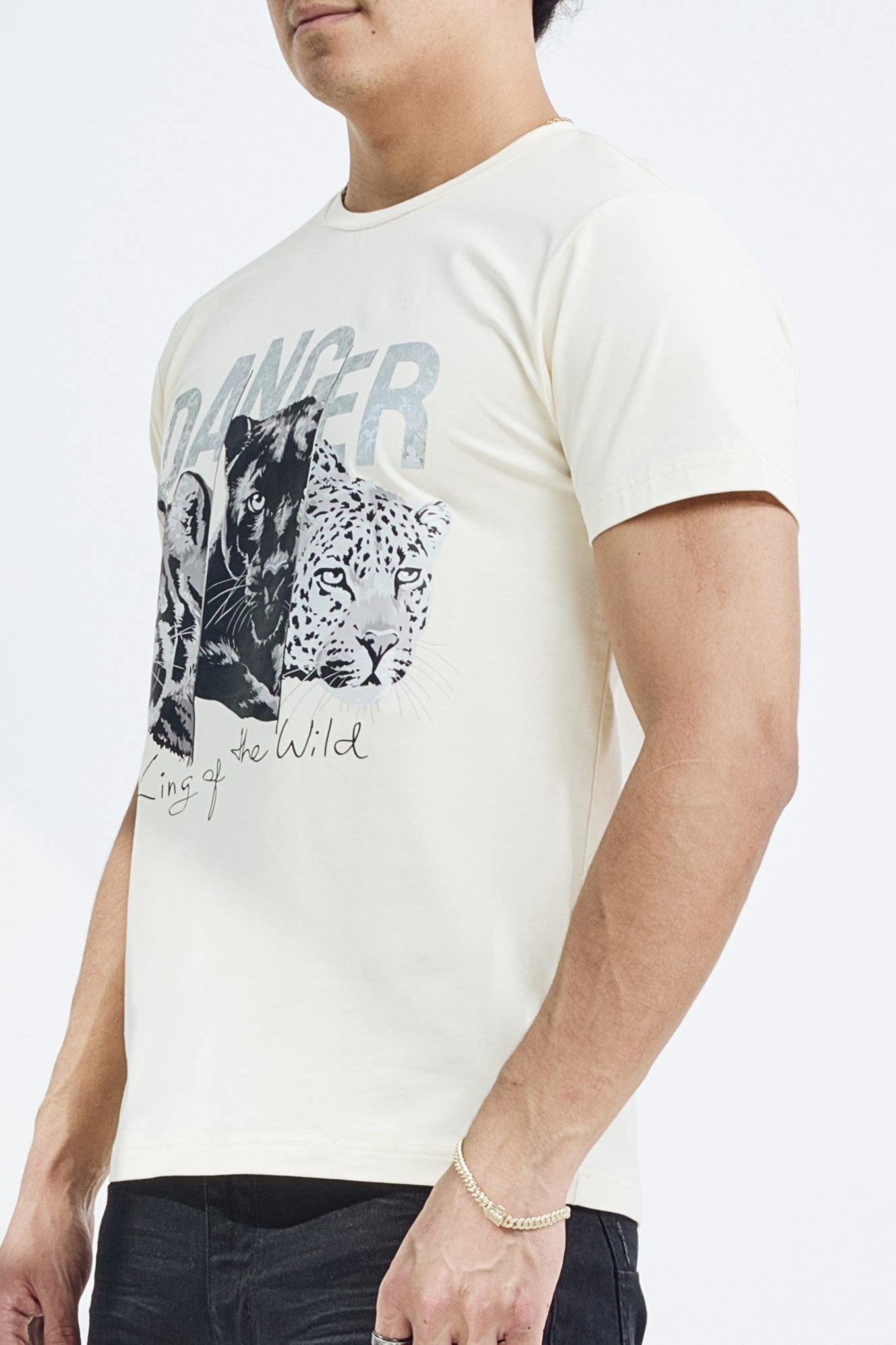DANGER TEE - CREAM