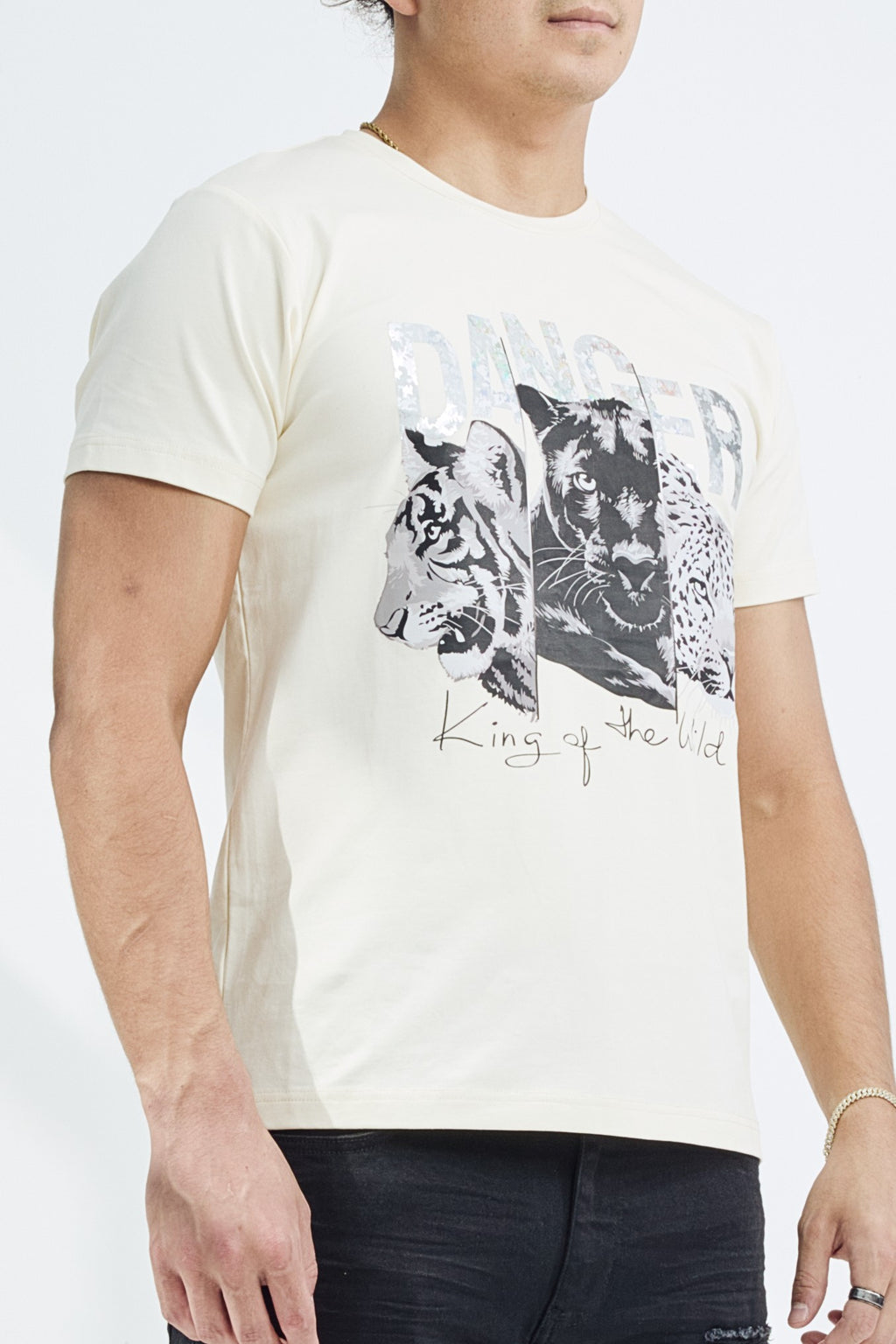 DANGER TEE - CREAM