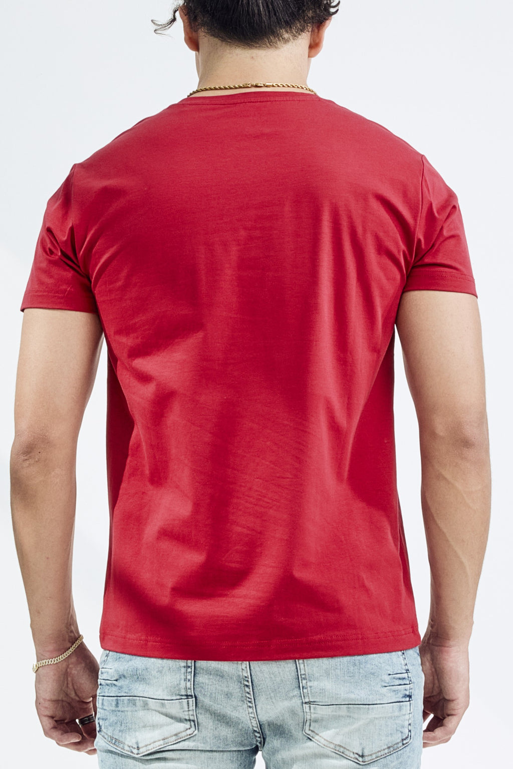 DANGER TEE - BURGUNDY