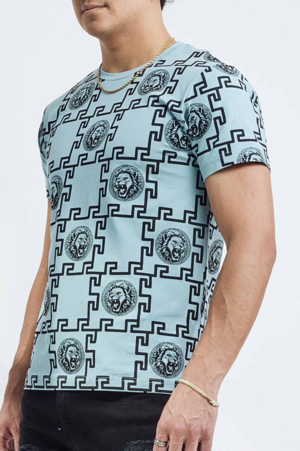 MOSAIC TEE - DARK TEAL