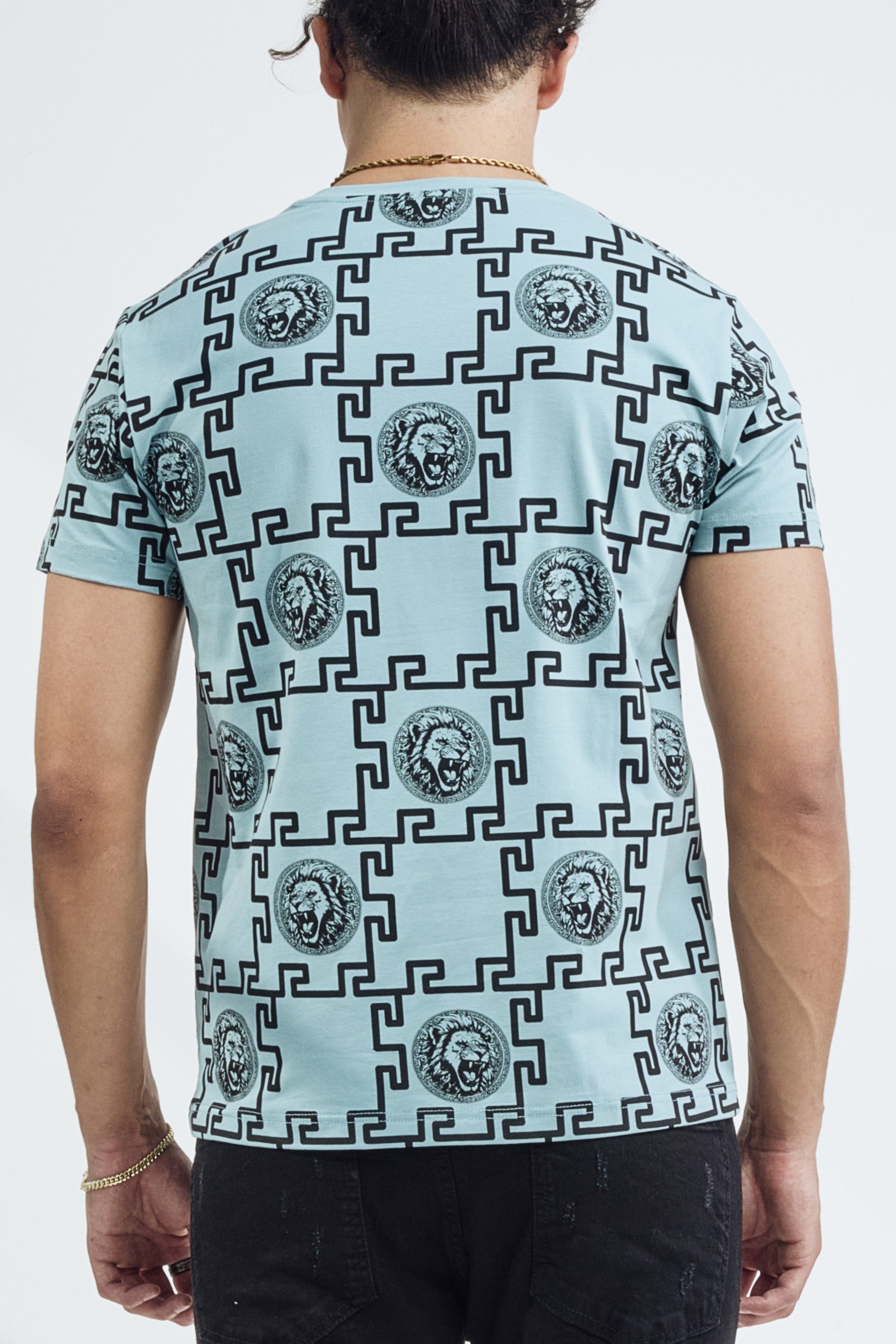 MOSAIC TEE - DARK TEAL