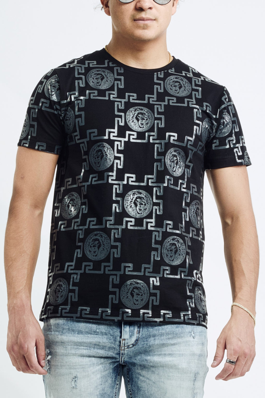 MOSAIC TEE - BLACK