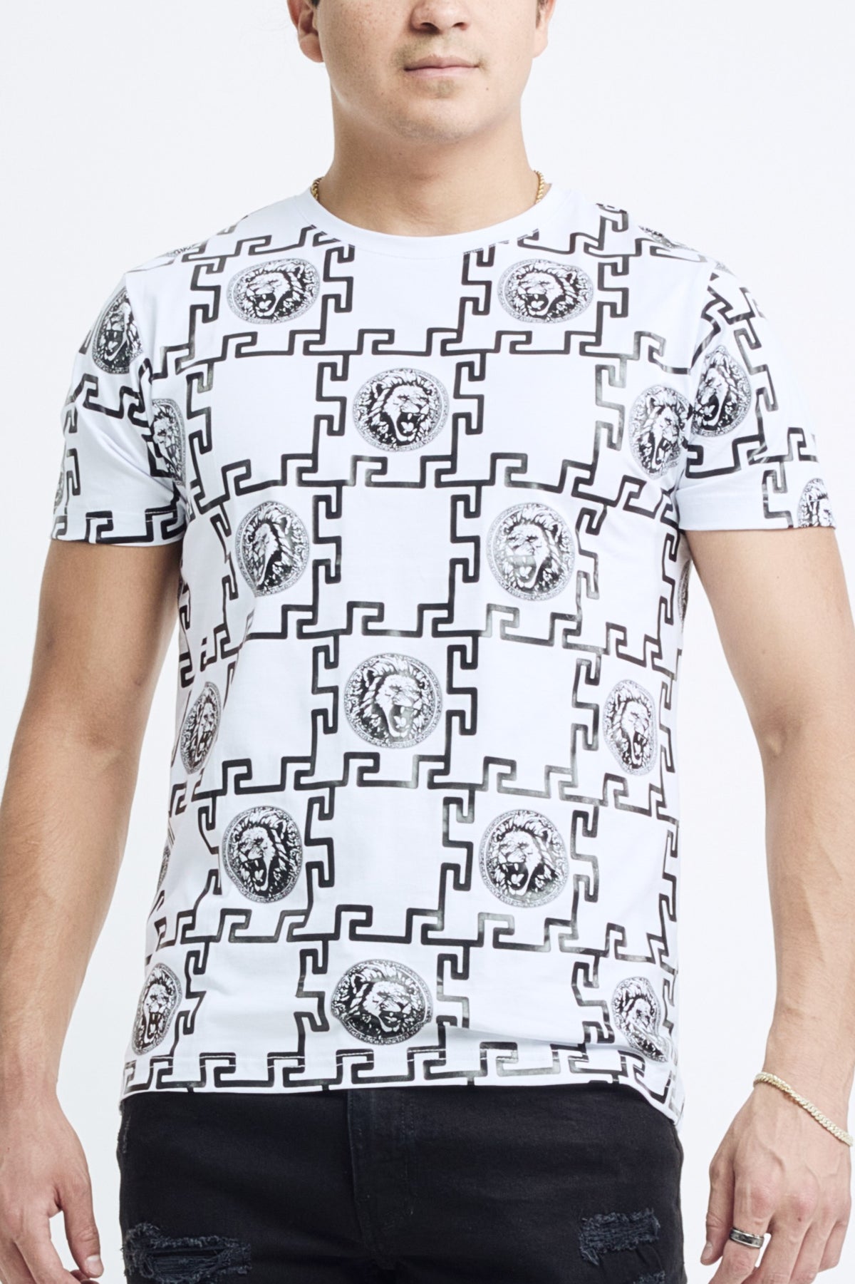 MOSAIC TEE - WHITE