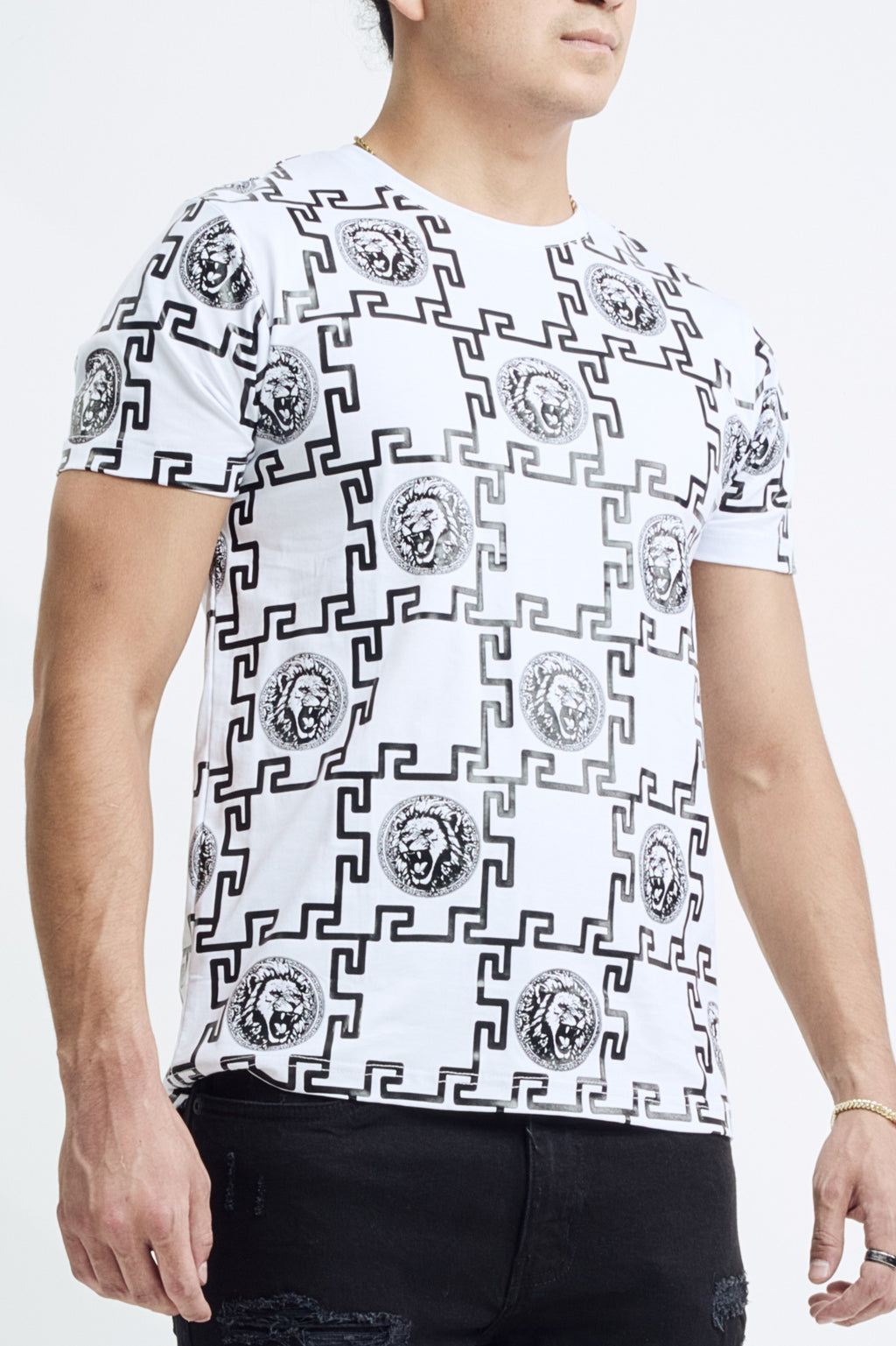 MOSAIC TEE - WHITE