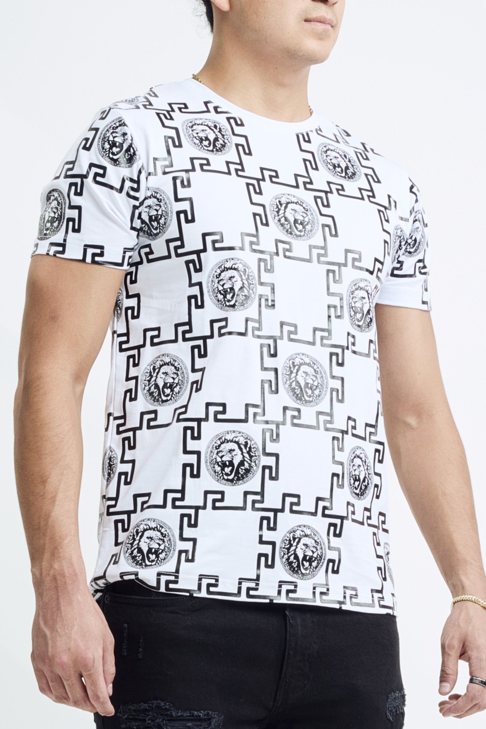 MOSAIC TEE - WHITE