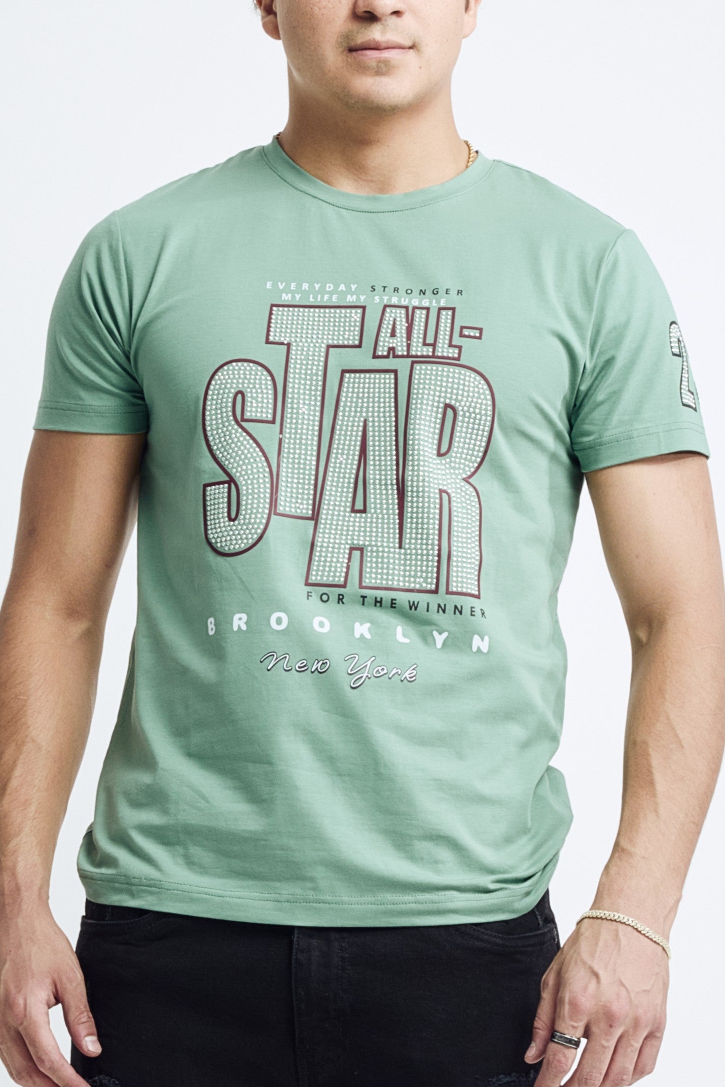 M.Society Men's All Star Graphic Shortsleeve Tee - Sage – M.SOCIETY