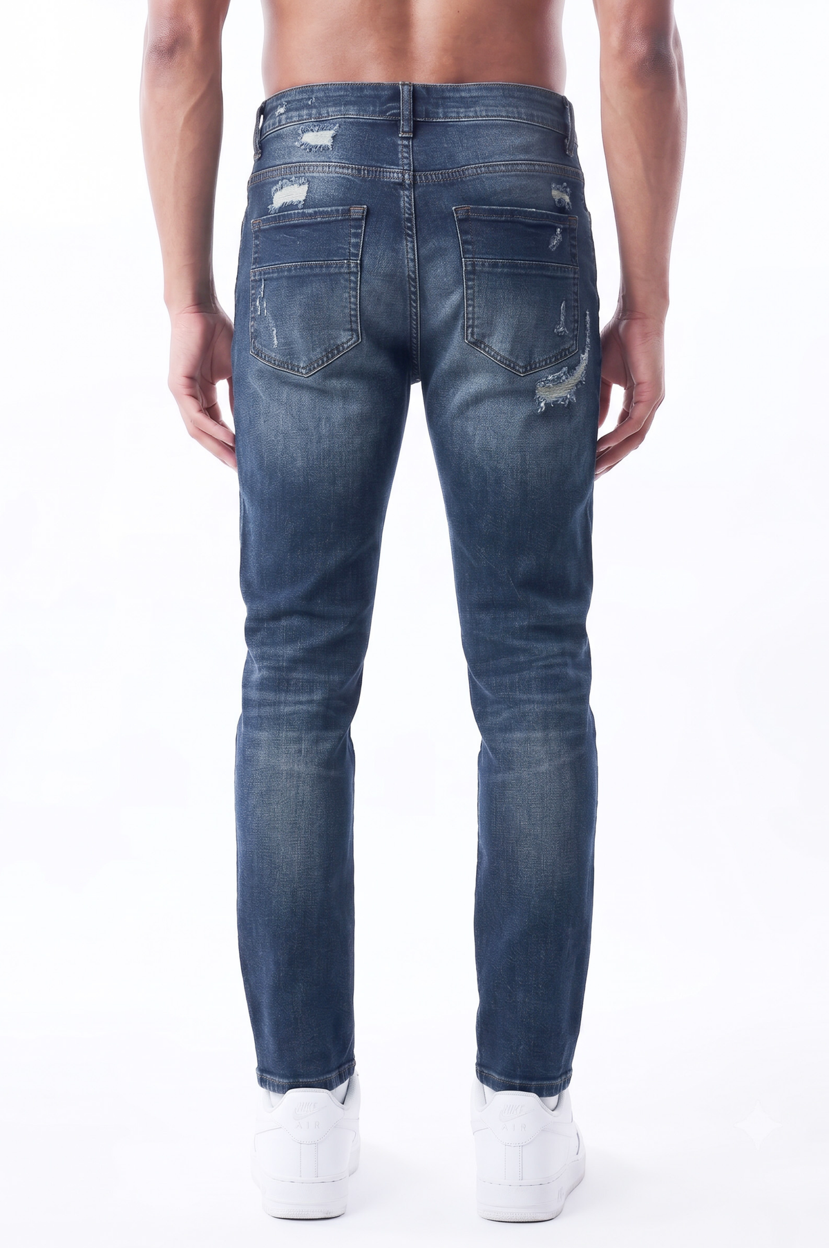 NEW SLIM STRAIGHT - MEDIUM BLUE