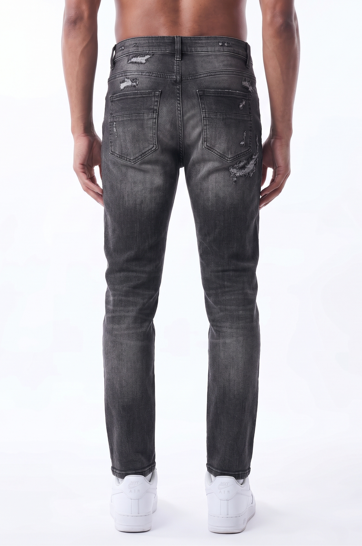 NEW SLIM STRAIGHT - DARK GREY
