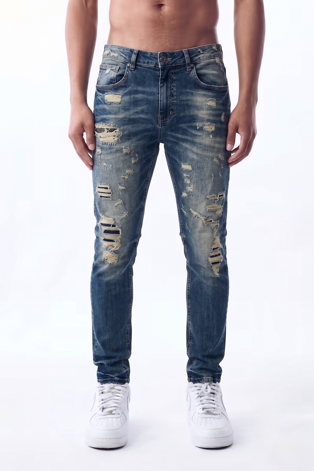 SLIM STRAIGHT JEAN - DARK VINTAGE