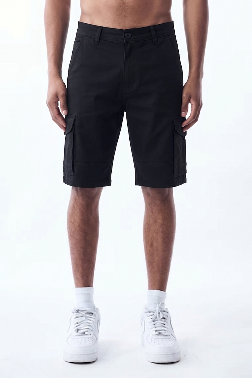 CARGO SHORTS - BLACK