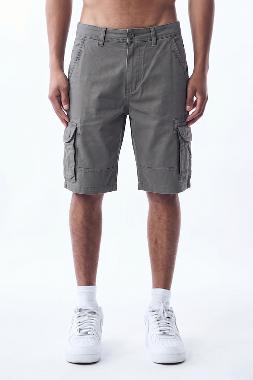 CARGO SHORTS - GREY