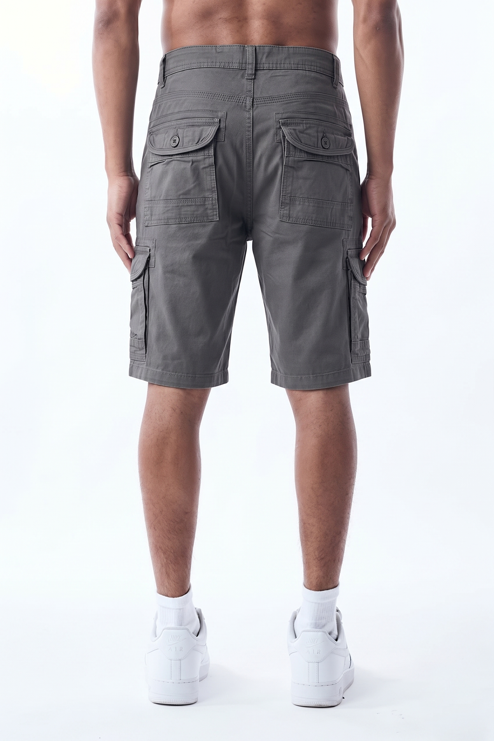 CARGO SHORTS - GREY